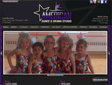 Tablet Screenshot of americandanceanddrama.net